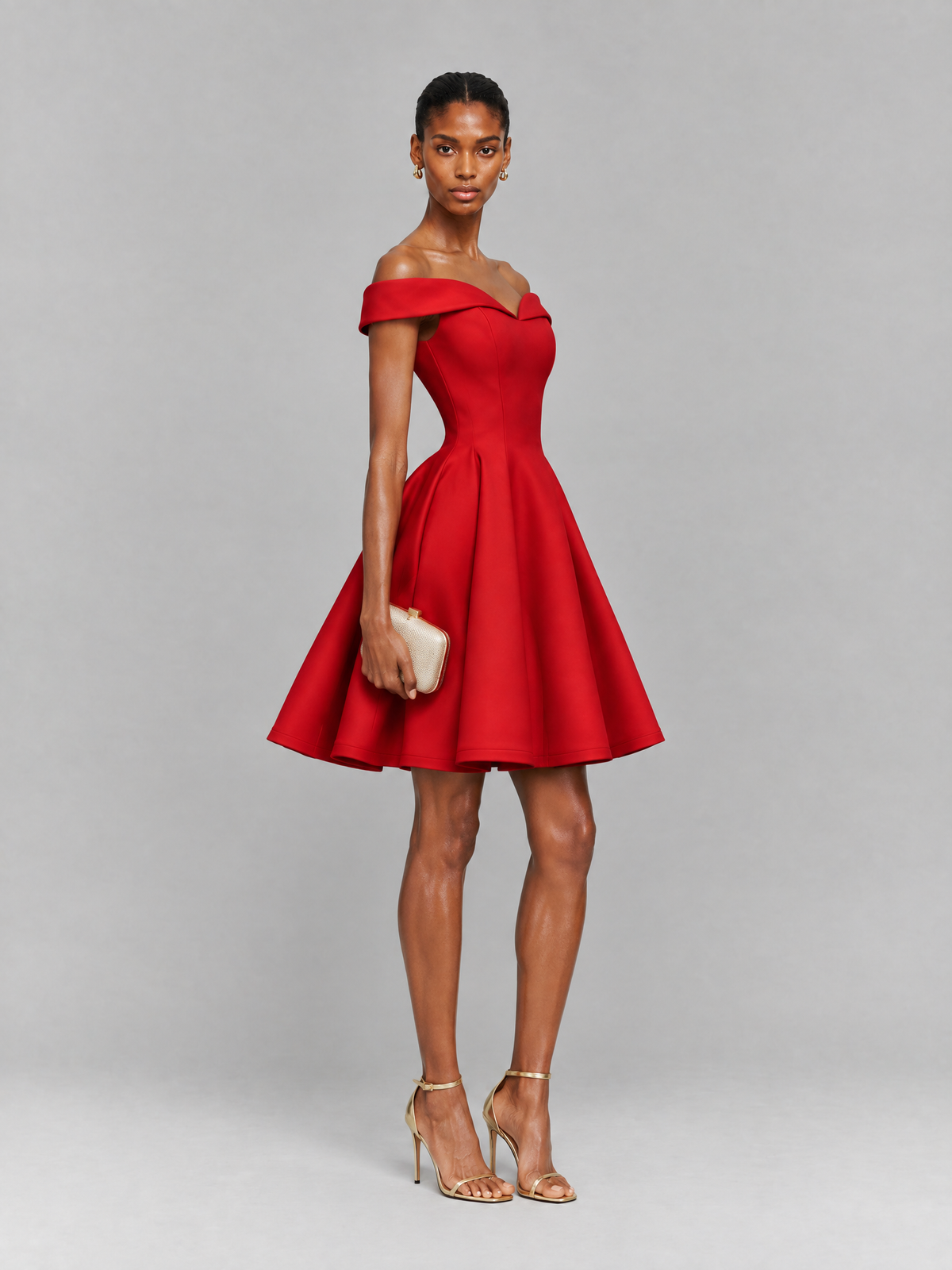 Vintage Butterfly Patchwork Midi Dress