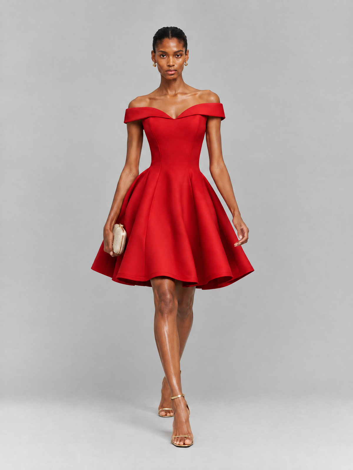 Vintage Butterfly Patchwork Midi Dress